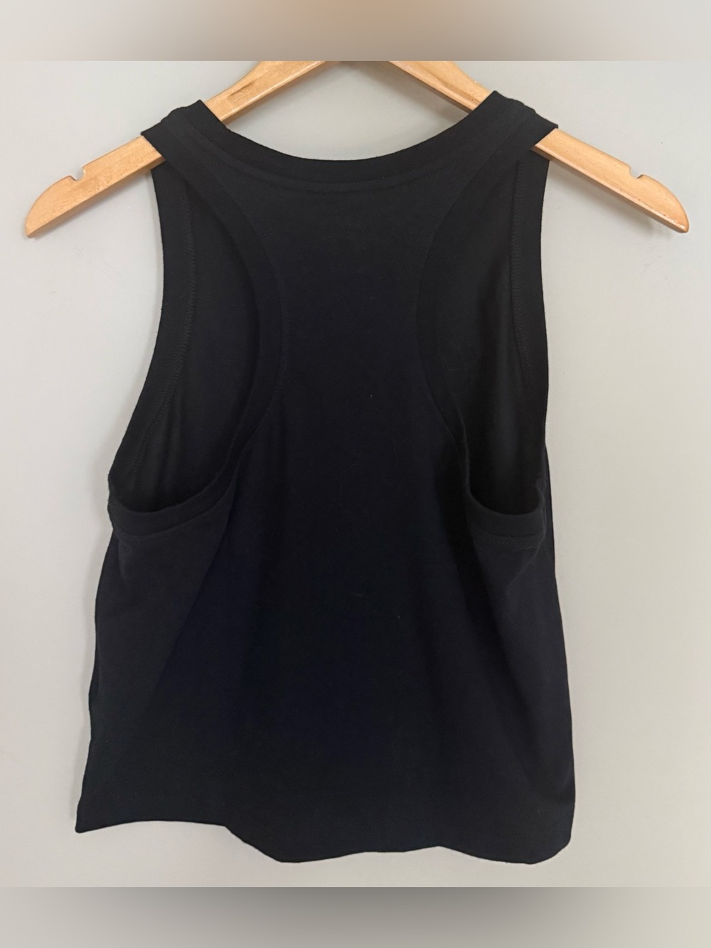 Nike Swoosh Women’s White & Black Cropped Gymnastics Tank Set - Size Small - Picture 6 of 7